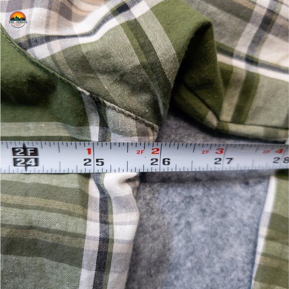 Canyon Guide Outfitters Button-Up Shirt Green Long Sleeve Collared Women's XL - Picture 6 of 10